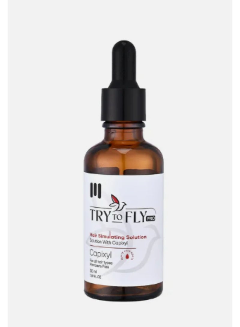 TryToFly hair simulating solution solution with capixyl for all hair types Parabens free 50ml - Image 1
